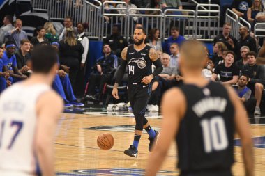 Orlando Magic, Philadelphia 76ers 'ı 25 Mart 2019' da Orlando Florida 'daki Amway Arena' da ağırlıyor..