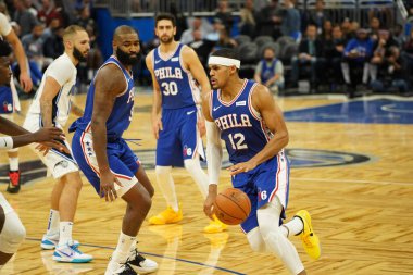 Orlando Magic, Philadelphia 76ers 'ı 13 Kasım 2019 Çarşamba günü Amway Center' da ağırlamaktadır. Fotoğraf: Marty Jean-Louis