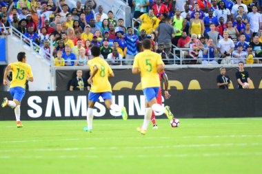 Brezilya, 8 Haziran 2016 tarihinde Orlando Florida 'daki Copa America Centenario' da Haiti ile karşılaştı..