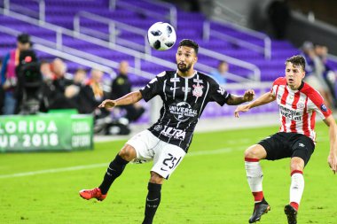 Korintliler, 10 Ocak 2018 'de Orlando City Stadyumu' nda düzenlenen Florida Kupası 'nda PSV Eindhoven' a karşı..  