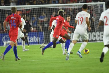 Amerikan Futbol Takımı 15 Kasım 2019 Cuma günü Orlando Florida 'daki Exploria Stadyumu' nda oynanan Concacaf Uluslar Ligi karşılaşmasında Kanada 'ya ev sahipliği yapmaktadır.