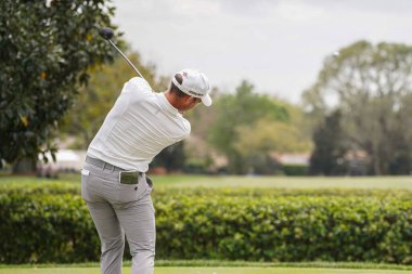 8 Mart 2020 'de Orlando Florida' daki Bay Hill Kulübü 'nde Arnold Palmer Davetiye Turu sırasında. 