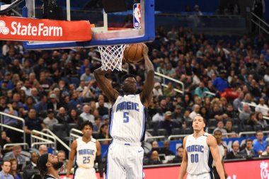 Orlando Magic, 19 Aralık 2018 tarihinde Orlando Florida 'daki Amway Center' da San Antonio Spurs 'a ev sahipliği yapmaktadır.. 