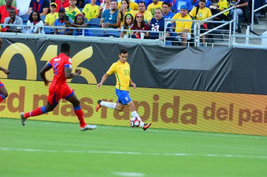 Brezilya, 8 Haziran 2016 tarihinde Orlando Florida 'daki Copa America Centenario' da Haiti ile karşılaştı..