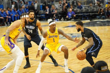 Orlando Magic 11 Aralık 2019 Çarşamba günü Orlando Forida 'daki Amway Center' da Los Angeles Lakers 'a ev sahipliği yaptı..  