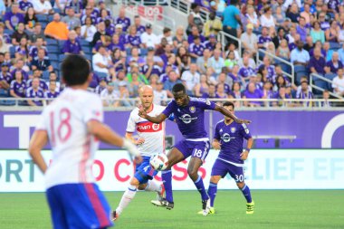 Orlando City, 24 Ağustos 2016 'da Orlando Florida' daki Kamp Dünyası Stadyumunda Toronto FC 'ye ev sahipliği yaptı..