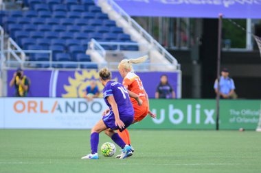 Orlando Pride sunucusu Houston Dash 23 Haziran 2016 'da Orlando Florida' daki Dünya Kampı Stadyumu 'nda..