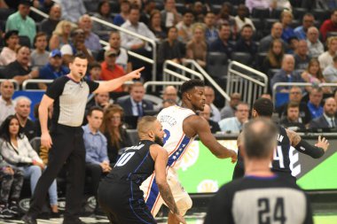 Orlando Magic, Philadelphia 76ers 'ı 25 Mart 2019' da Orlando Florida 'daki Amway Arena' da ağırlıyor.. 