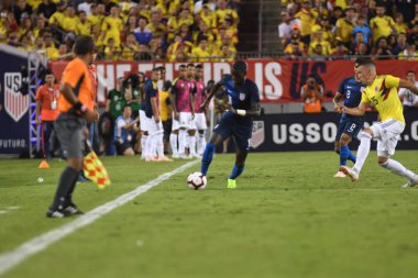 ABD Kolombiya 'ya karşı Raymond James Stadyumu' nda 11 Ekim 2018 'de.  