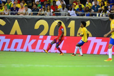 Brezilya, 8 Haziran 2016 tarihinde Orlando Florida 'daki Copa America Centenario' da Haiti ile karşılaştı..