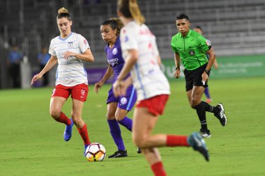 Orland Pride, 25 Ağustos 2018 'de Orlando Florida' daki Exploria Stadyumu 'nda Chicago Red Stars' a ev sahipliği yapıyor..  