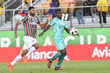 Fluminense, Florida Kupası 'nda 15 Ocak 2018' de Orlando Florida 'da oynanan Spektrum Stadyumu' nda Barcelona SC 'ye karşı..
