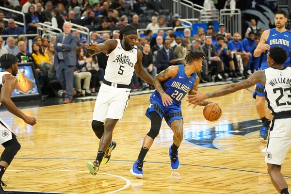 Orlando Magic Hostit Lakers Amway Center Orlando Florida Neděli Ledna — Stock fotografie