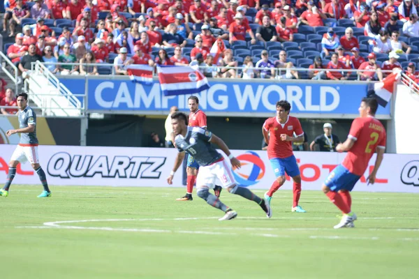 Costa Rica Enfrenta Paraguai Durante Centenário Copa América Estádio Mundial — Fotografia de Stock