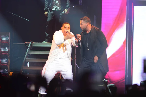 Daddy Yankee Don Omar Concert Amway Center Orlando Florida August — Stock Photo, Image