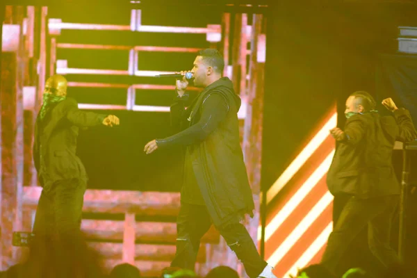 Daddy Yankee Don Omar Koncercie Amway Center Orlando Florydzie Sierpnia — Zdjęcie stockowe