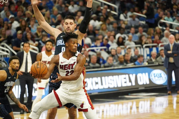 Jogo Basquete Temporada Nba Orlando Magic Miami Heat Janeiro 2020 — Fotografia de Stock