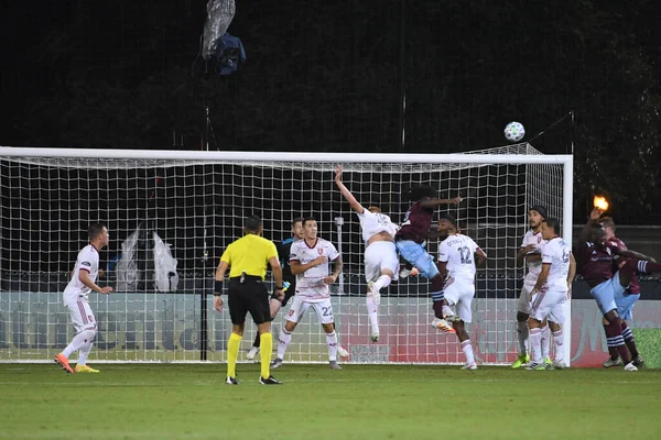 Real Salt Lake, 12 Temmuz 2020 'de Orlando Florida' da düzenlenen MLS Sırt Turnuvası sırasında Colorado Rapids ile karşı karşıya.