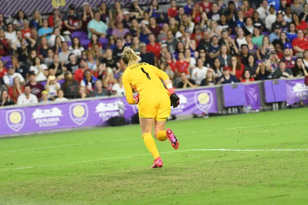 Usa England Match 2020 Shebelieves Cup Exploria Stadium Orlando Florida — стокове фото