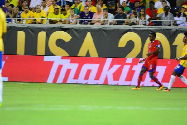 Brasilien Möter Haiti Copa America Centenario Orlando Florida Camping World — Stockfoto