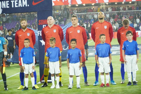 2019 올랜도 플로리다의 Exploria Stadium Concacaf Nations League Match 캐나다를 — 스톡 사진