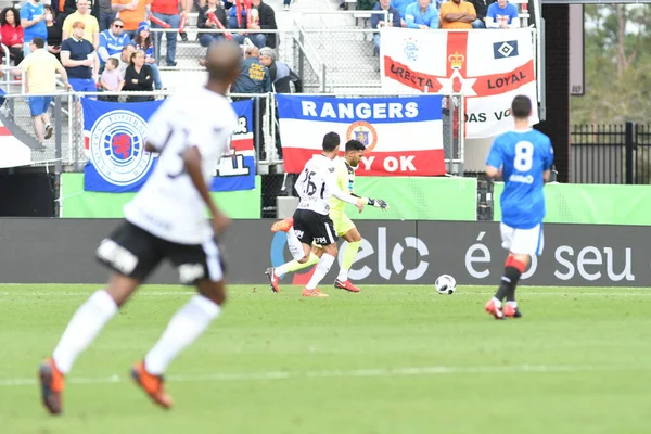 Rangers Corinthians Florida Cup Spectrum Stadium January 2018 Orlando Florida — Stock Photo, Image