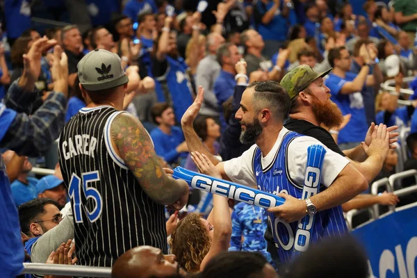 Orlando Magic Hosts Toronto Rapters Během Prvního Kola Play Nba — Stock fotografie