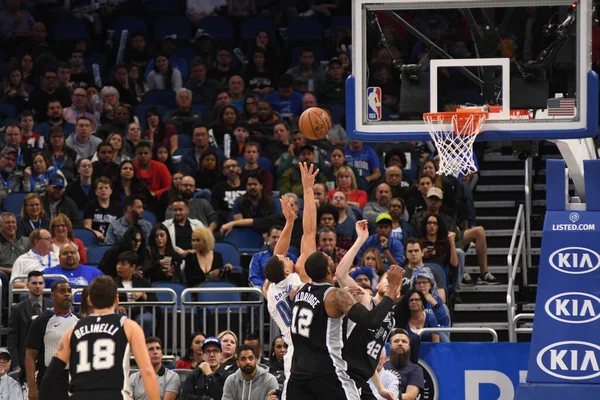 Orlando Magic Host San Antonio Spurs Amway Center Orlando Florida — Φωτογραφία Αρχείου