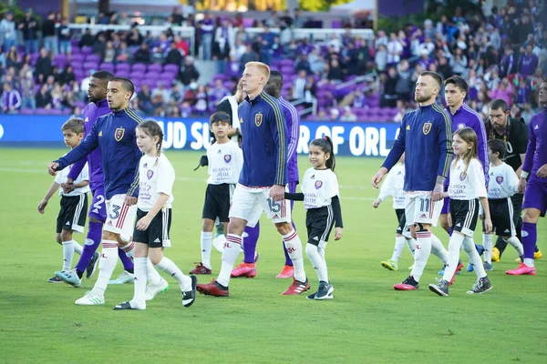 Orlando City Şubat 2020 Tarihinde Exploria Stadyumu Nda Real Salt — Stok fotoğraf