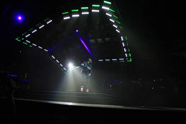 Singer Usher Produit Amway Center Orlando Floride Décembre 2014 — Photo