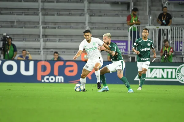 Florida Cup 2020 Palmeiras Atlético Nacional Jogo Estádio Exploria Orlando — Fotografia de Stock