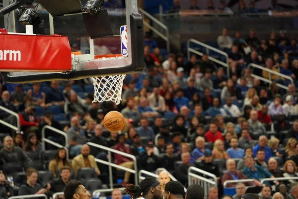 Orlando Magic Приймає Лос Анджелес Кліпперс Amway Center Орландо Флорида — стокове фото