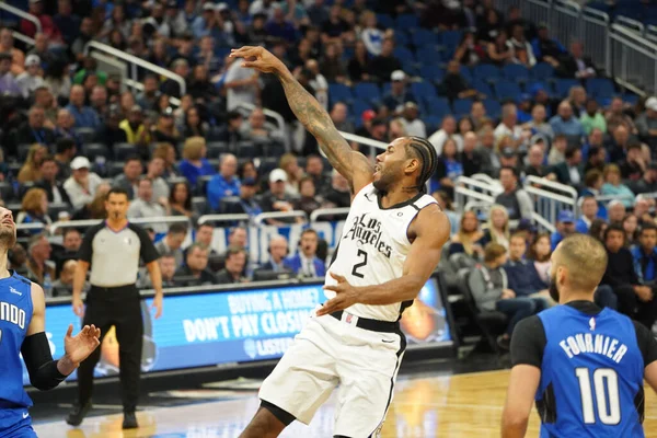 Orlando Magic Gastheer Van Clippers Het Amway Center Orlando Florida — Stockfoto