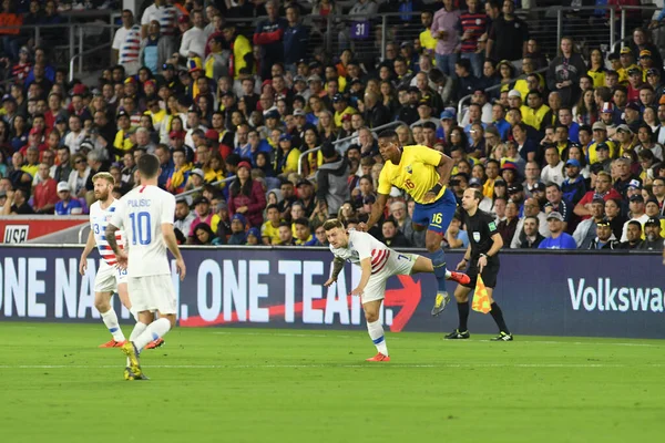 Die Männer Nationalmannschaft Empfängt März 2019 Die Ecuadorianische Nationalmannschaft Orlando — Stockfoto