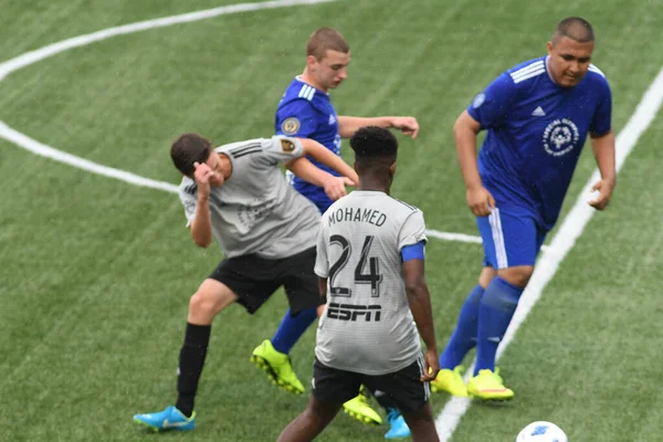 Atlanta United sunucusu Tigres & MLS Homegrown takımları 31 Temmuz 2018 'de Atlanta, Georgia' da düzenlenen MLS All Star haftasında. Fotoğraf: Marty Jean-Louis