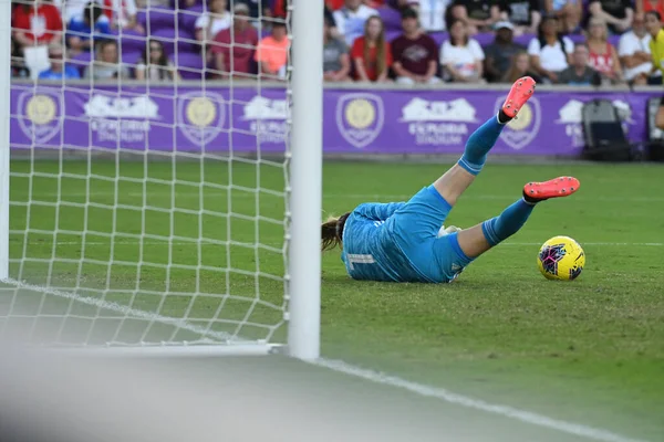 Espanha Japão Match Durante Copa Shebelieves 2020 Estádio Exploria Orlando — Fotografia de Stock