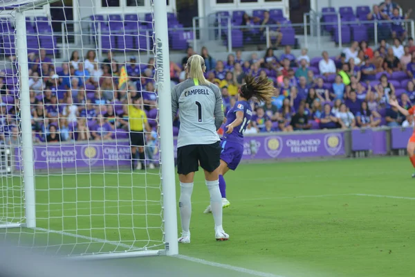 Orlando Pride Värd För Houston Dash Orlando City Stadium Den — Stockfoto