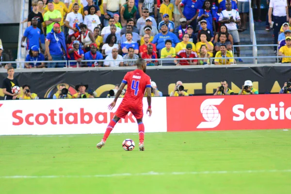 Brasil Enfrenta Haití Durante Copa América Centenario Orlando Florida Camping — Foto de Stock