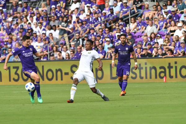 Orlando City Otthont Portland Timbers Exploria Stadium Orlando Florida Április — Stock Fotó