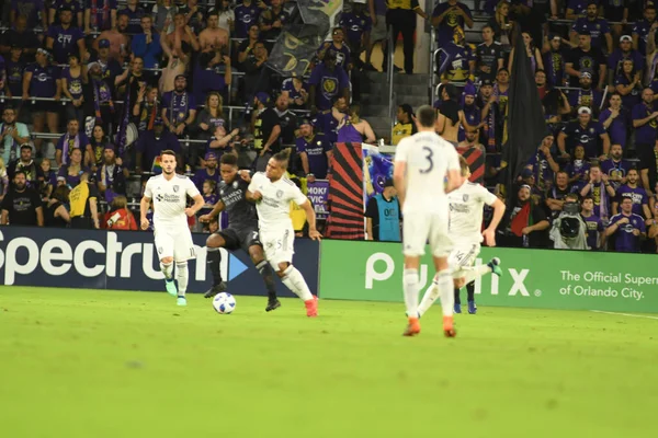 Orlando City Ospita Terremoti San Jose All Exploria Stadium Aprile — Foto Stock