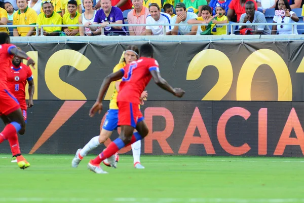 Brezilya, 8 Haziran 2016 tarihinde Orlando Florida 'daki Copa America Centenario' da Haiti ile karşılaştı.. 