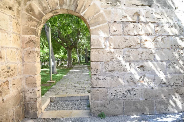 Vista Del Antiguo Arco Ladrillo — Foto de Stock