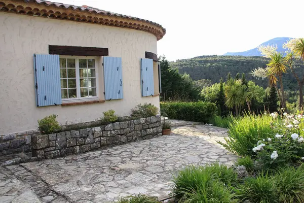 Vacker Pool Hem Cote Azur Frankrike Den Maj 2014 — Stockfoto