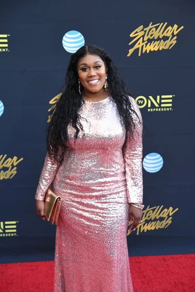 24 Mart 2018 Cumartesi günü Las Vegas 'taki Orleans Resort' ta düzenlenen 33. Yıldız Ödülleri Kırmızı Halı sırasında ünlüler.