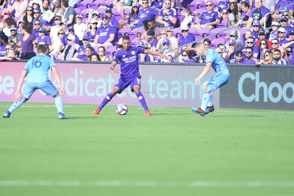 Orlando City Host New York City Orlando City Stadium Orlando — Stock fotografie