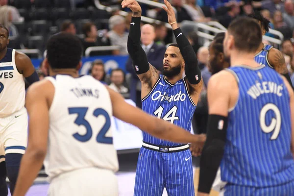Orlando Magic, 7 Şubat 2019 'da Orlando, Florida' da bulunan Amway Arena 'da Minnesota Timberwolves' a ev sahipliği yapar..  