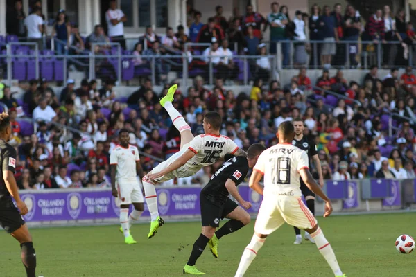 Flamengo Eintracht Frankfurt Orlando City Stadium Lördagen Den Januari 2019 — Stockfoto