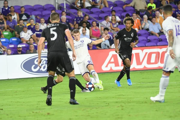 Orlando City SC 14 Ağustos 2019 Çarşamba günü Exploria Stadyumu 'nda Sporting Kansas SC' ye ev sahipliği yaptı.. 