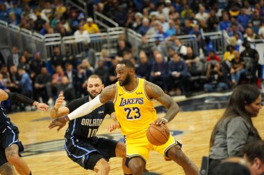 Orlando Magic 11 Aralık 2019 Çarşamba günü Orlando Forida 'daki Amway Center' da Los Angeles Lakers 'a ev sahipliği yaptı..  