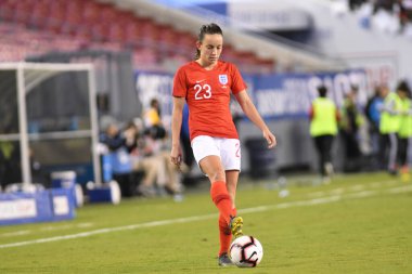 Japonya, İngiltere 'ye karşı Raymond James Stadyumu' nda 5 Mart 2019 'da Tampa Florida' da.  